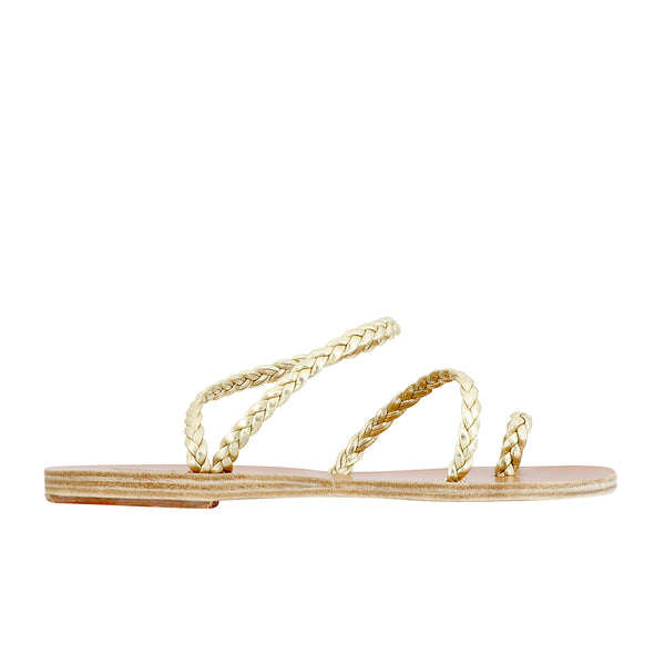 ancient greek sandals Eleftheria Platinum