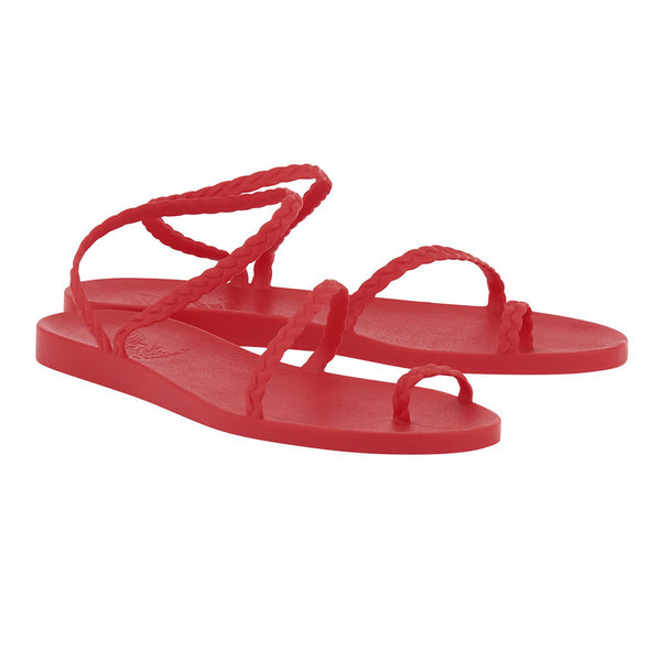 Ancient Greek Sandals Eleftheria Red