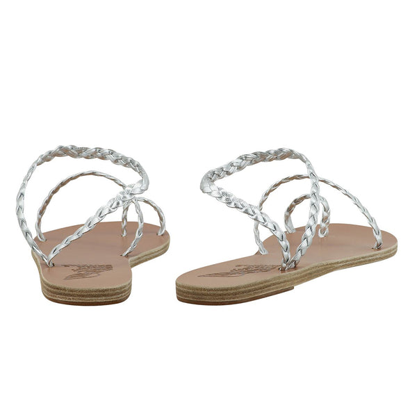 Ancient Greek Sandals Eleftheria Silver