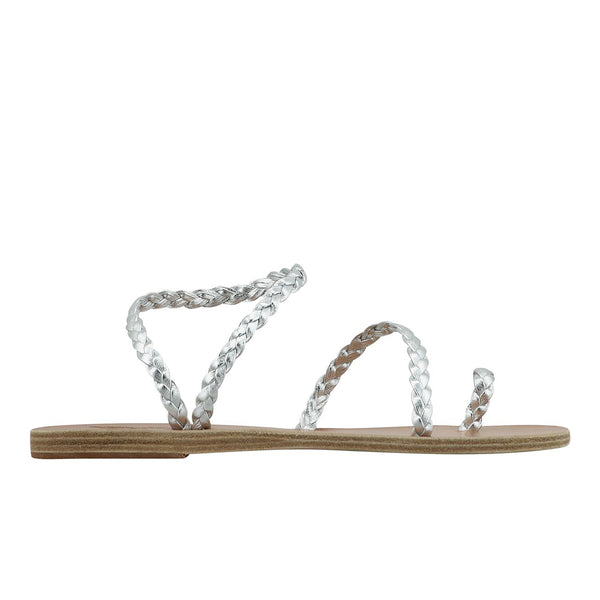 ancient greek sandals Eleftheria Silver