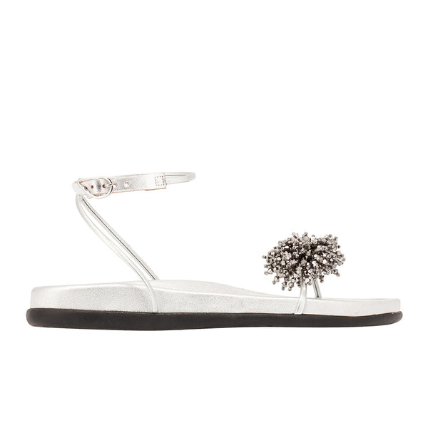 ancient greek sandals Emma footbed All Silver