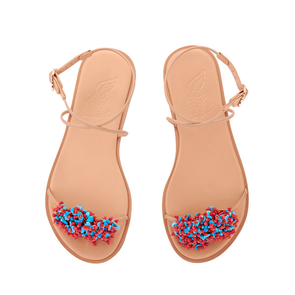 Ancient Greek Sandals Emma Natural / Multi