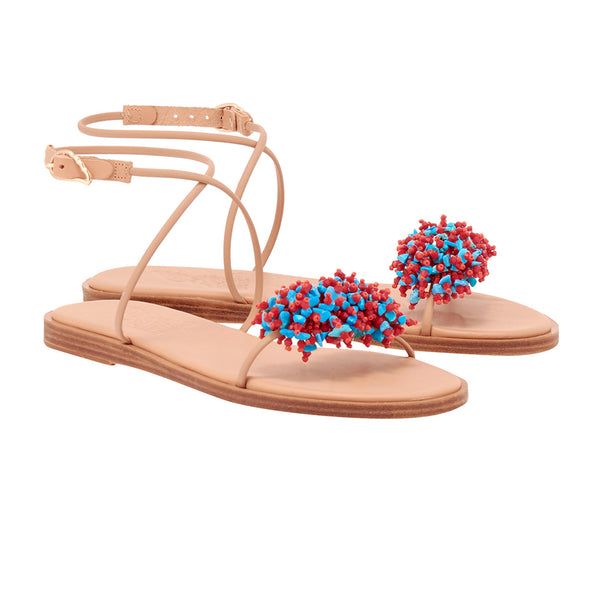 Ancient Greek Sandals Emma Natural / Multi