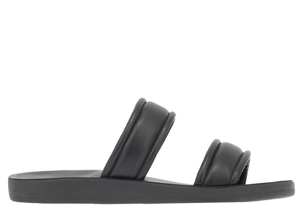 ancient greek sandals Enias Black