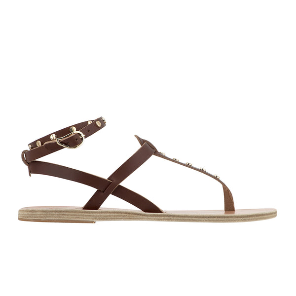 ancient greek sandals Estia nails Chestnut