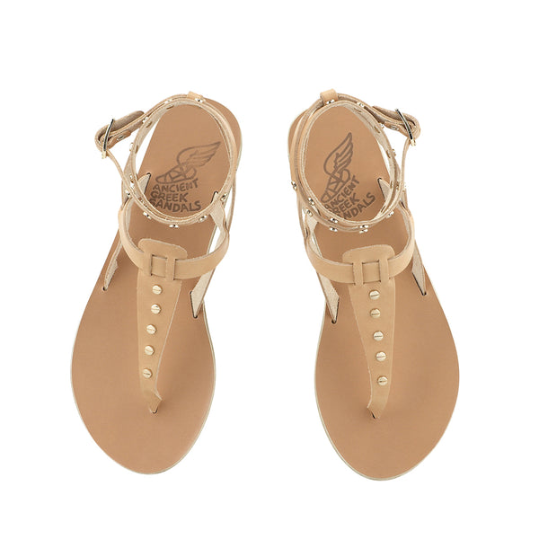 Ancient Greek Sandals Estia Nails Natural