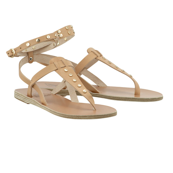 Ancient Greek Sandals Estia Nails Natural