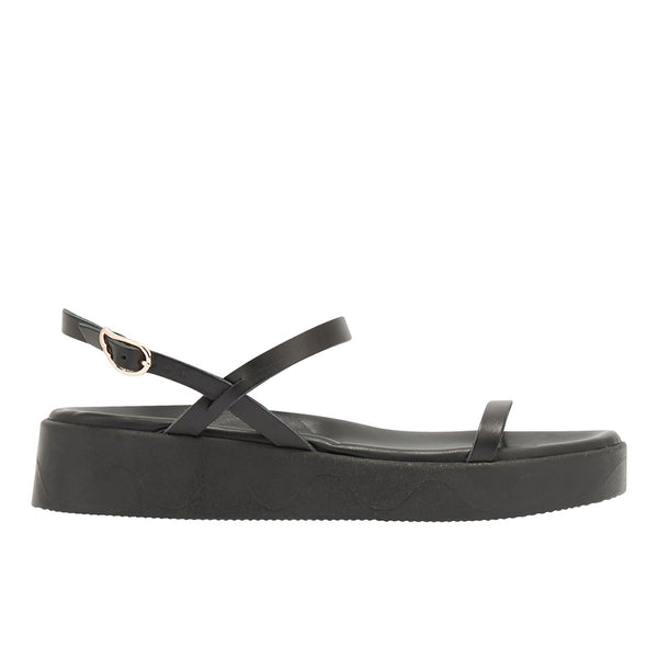 ancient greek sandals Evriali Black
