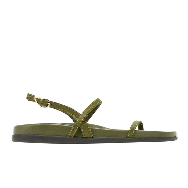 ancient greek sandals Evriali footbed Khaki