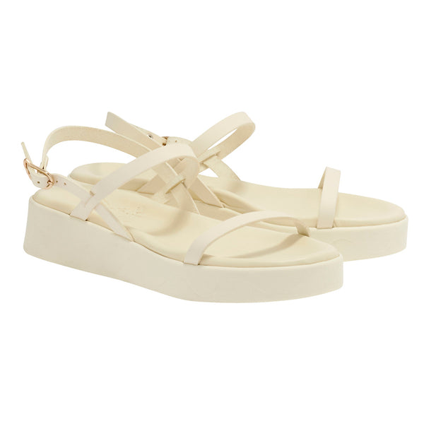 Ancient Greek Sandals Evriali Off White