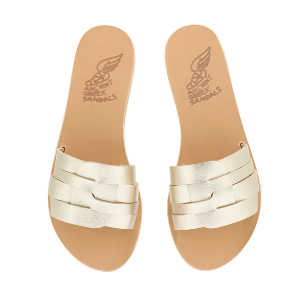 Ancient Greek Sandals Filenada METAL SAND