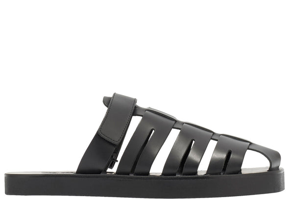 ancient greek sandals Filoklis Black