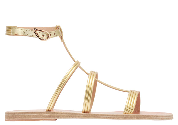 ancient greek sandals Frigia Gold