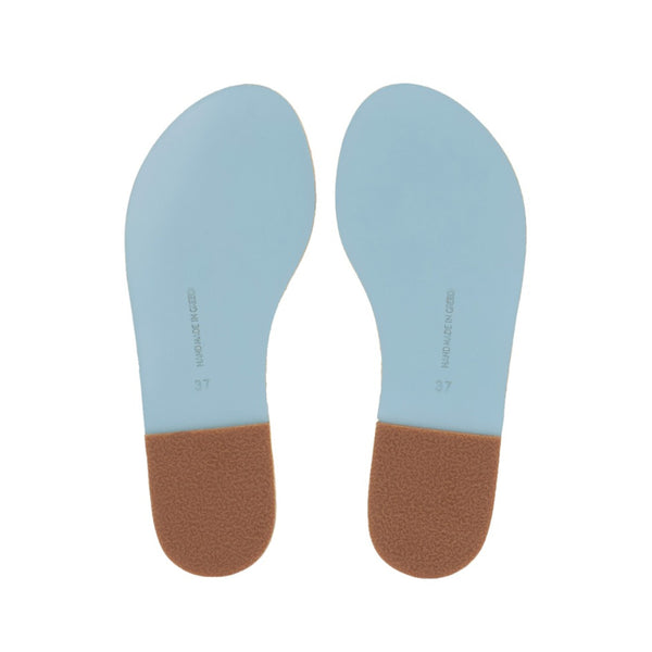 Ancient Greek Sandals Giorti Bridal White