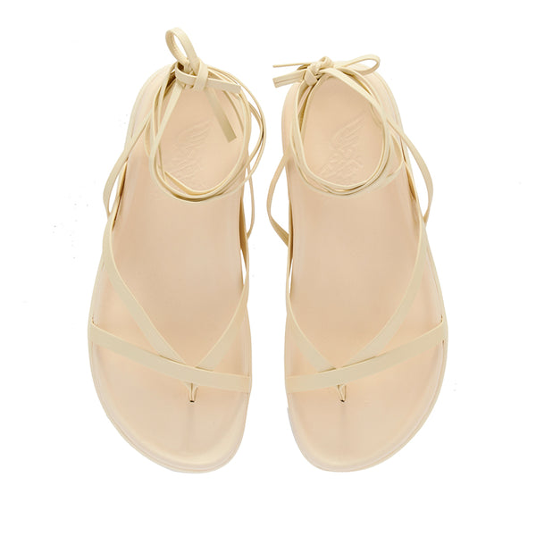 Ancient Greek Sandals Glykeria ALL OFF WHITE