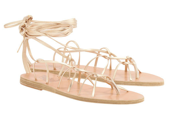 Ancient Greek Sandals Gordian Knot Platinum