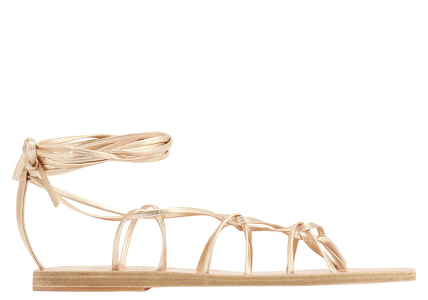 ancient greek sandals Gordian knot Platinum