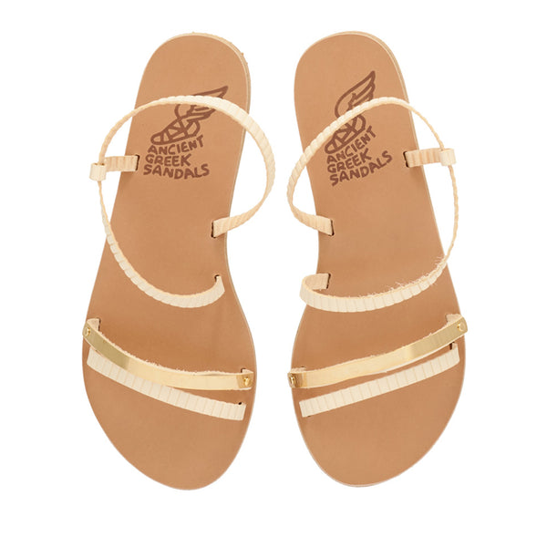 Ancient Greek Sandals Goudi Off White