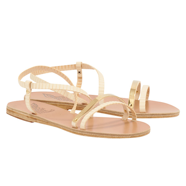 Ancient Greek Sandals Goudi Off White
