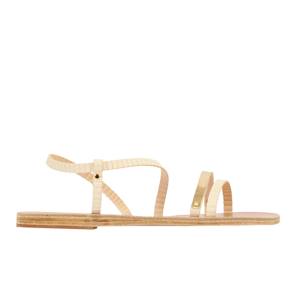 ancient greek sandals Goudi Off White