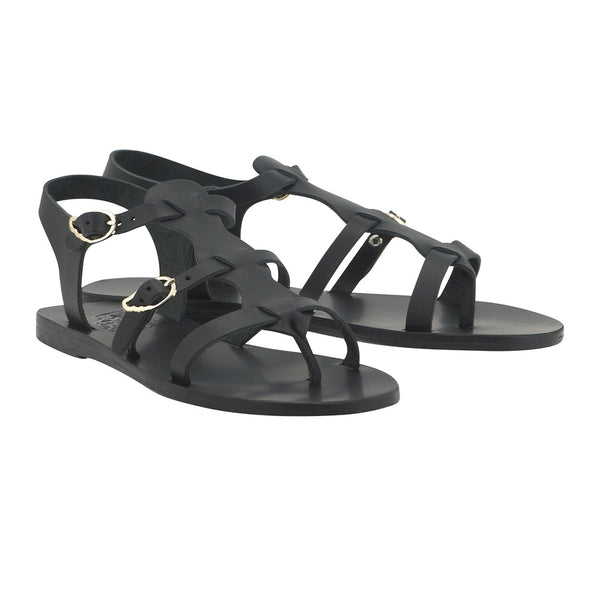 Ancient Greek Sandals Grace Kelly Black