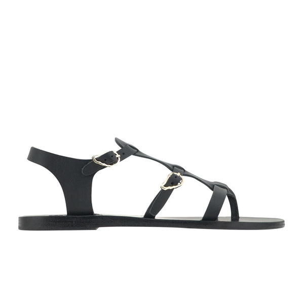 ancient greek sandals Grace kelly Black