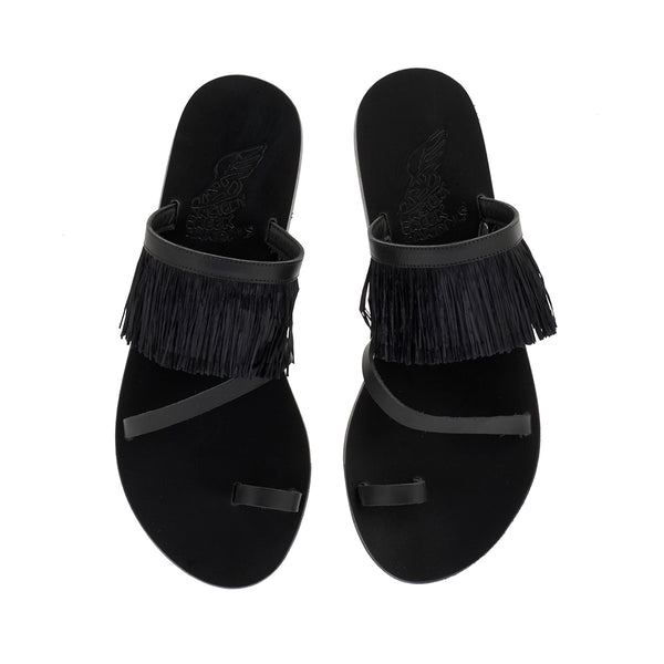 Ancient Greek Sandals Hawaii Black