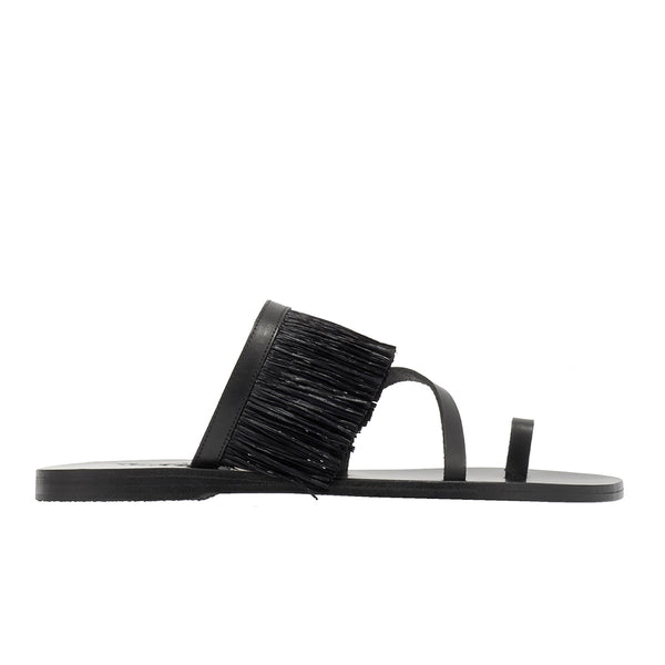 ancient greek sandals Hawaii Black
