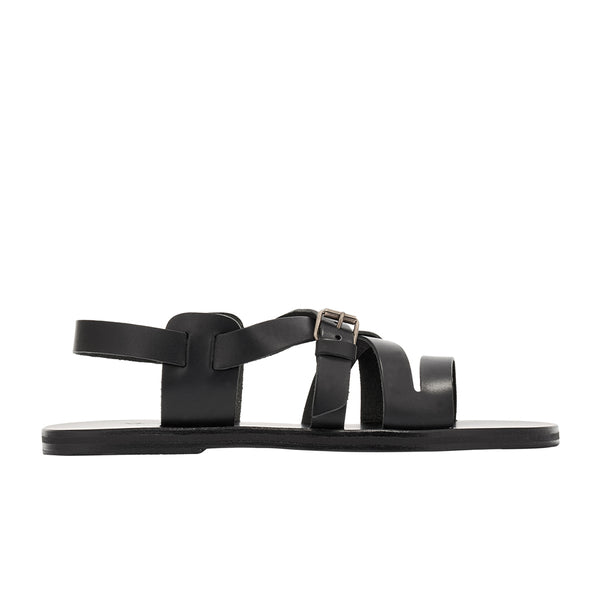 ancient greek sandals Hercules Black