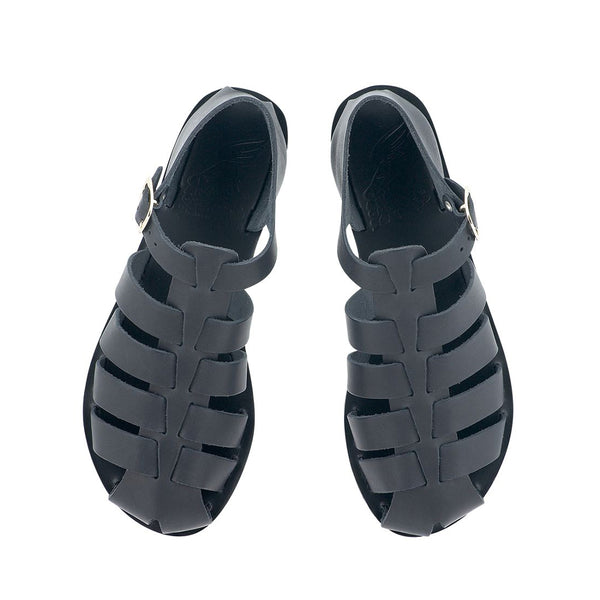 Ancient Greek Sandals Homeria Black