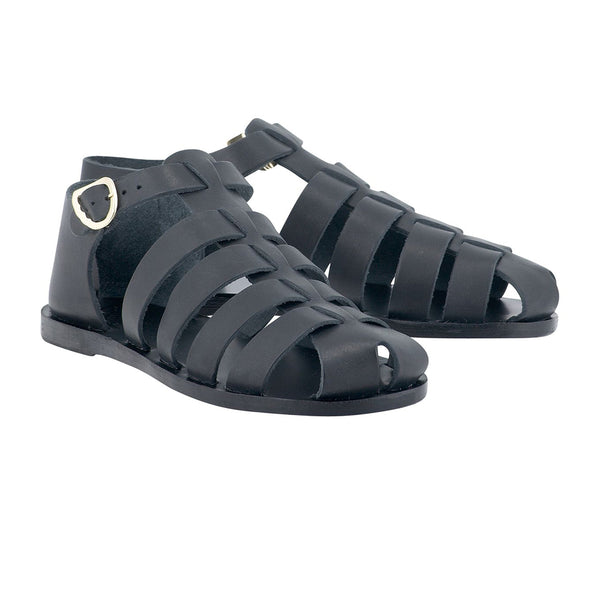 Ancient Greek Sandals Homeria Black