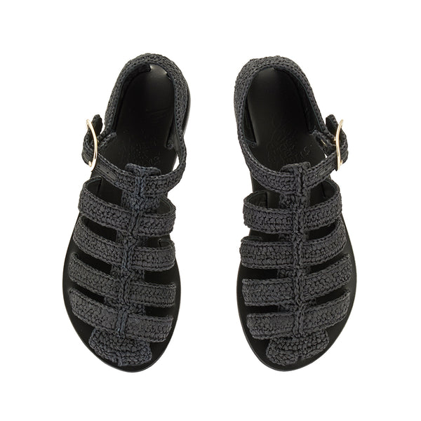 Ancient Greek Sandals Homeria Black