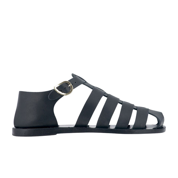 ancient greek sandals Homeria Black