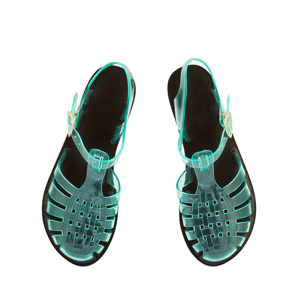 Ancient Greek Sandals Homeria Jelly CLEAR AQUA