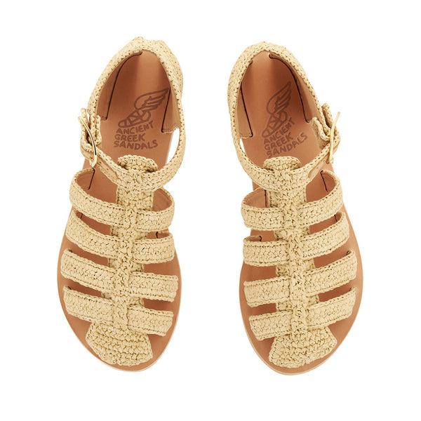 Ancient Greek Sandals Homeria Natural