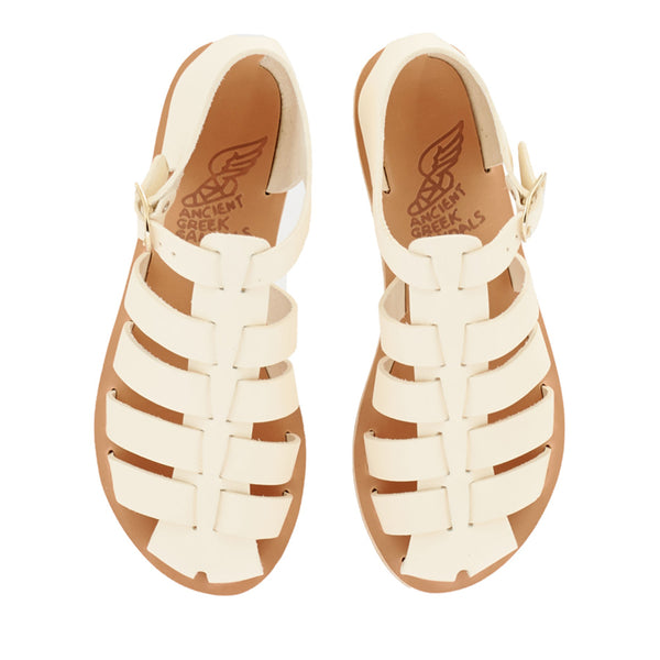 Ancient Greek Sandals Homeria Off White