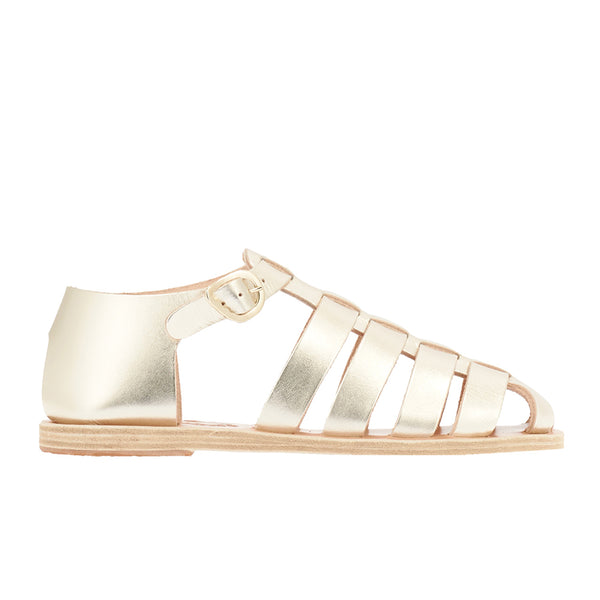 ancient greek sandals Homeria Platinum