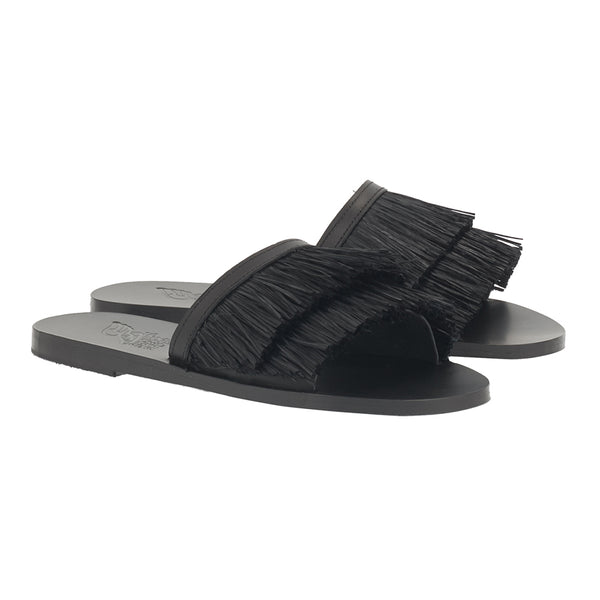 Ancient Greek Sandals Honolulu Black