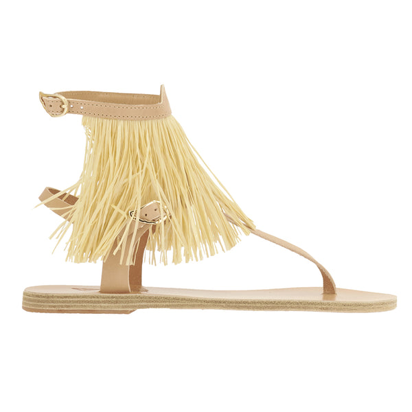 ancient greek sandals Hula houp Natural