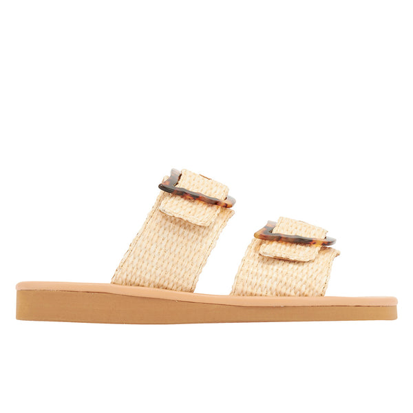 ancient greek sandals Iaso Natural / Tortoise Shell