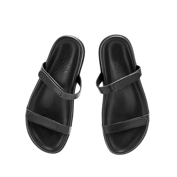 Ancient Greek Sandals Idra Black