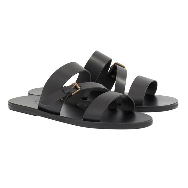 Ancient Greek Sandals Ifiklis Black