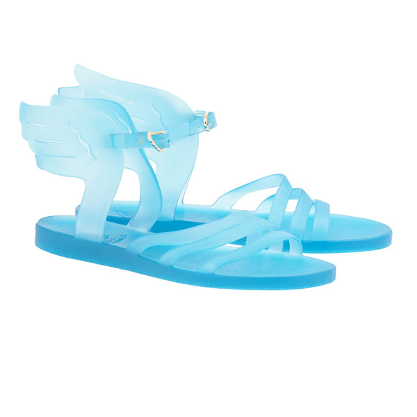 Ancient Greek Sandals Ikaria CLEAR AQUA
