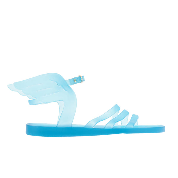 ancient greek sandals Ikaria CLEAR AQUA
