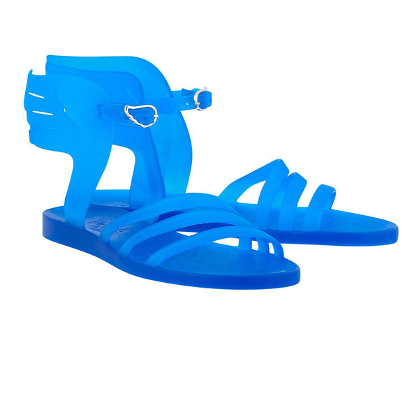 Ancient Greek Sandals Ikaria Clear Blue