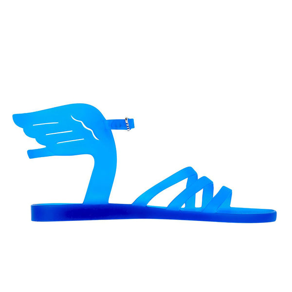ancient greek sandals Ikaria Clear Blue