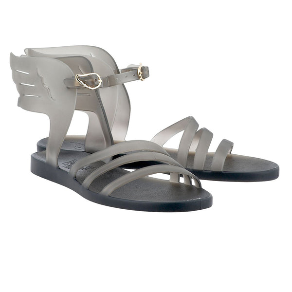 Ancient Greek Sandals Ikaria CLEAR GREY
