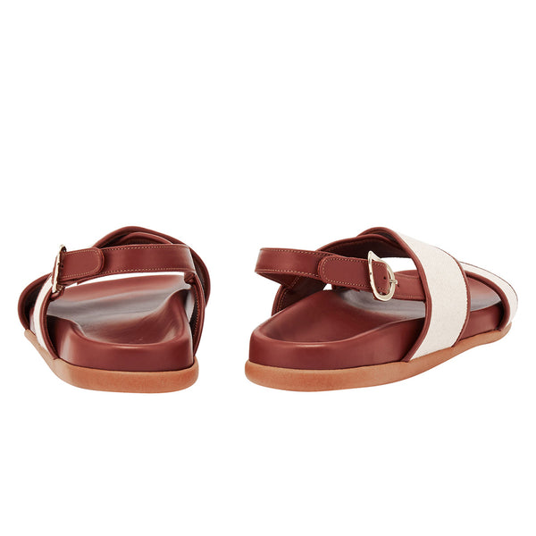 Ancient Greek Sandals Ikesia NATURAL/ COTTO