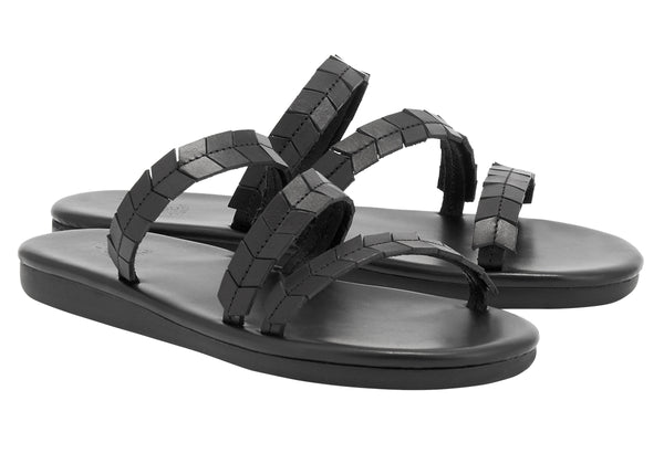 Ancient Greek Sandals Iliana Black