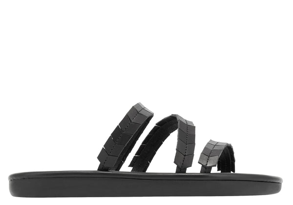 ancient greek sandals Iliana Black